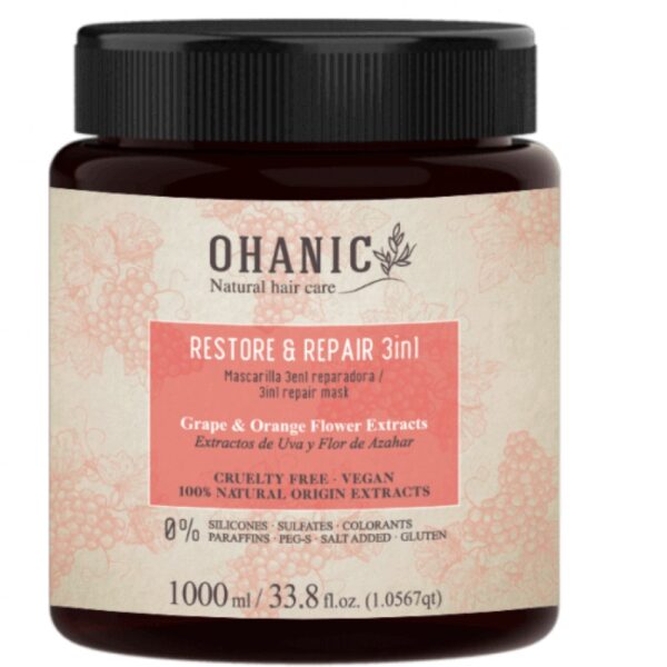 MASK REPAIR 3 IN 1 OHANIC 1000ML
