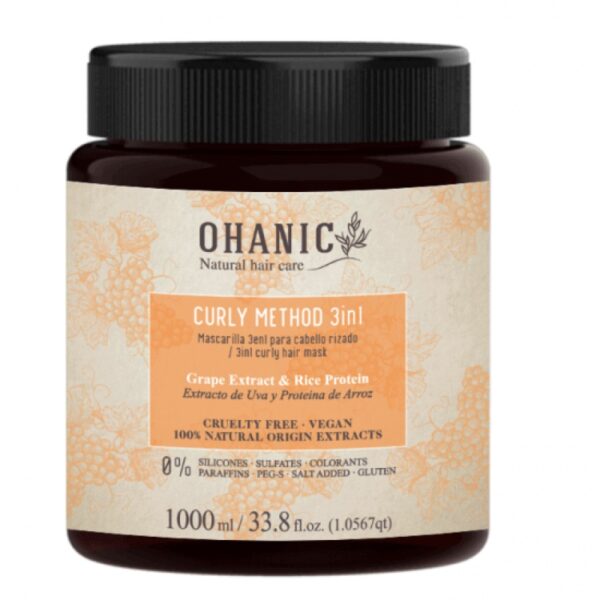 MASK 3 IN 1 METODO CURLY OHANIC 1000ML